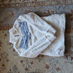 Weatherproof quarter zip sherpa fleece